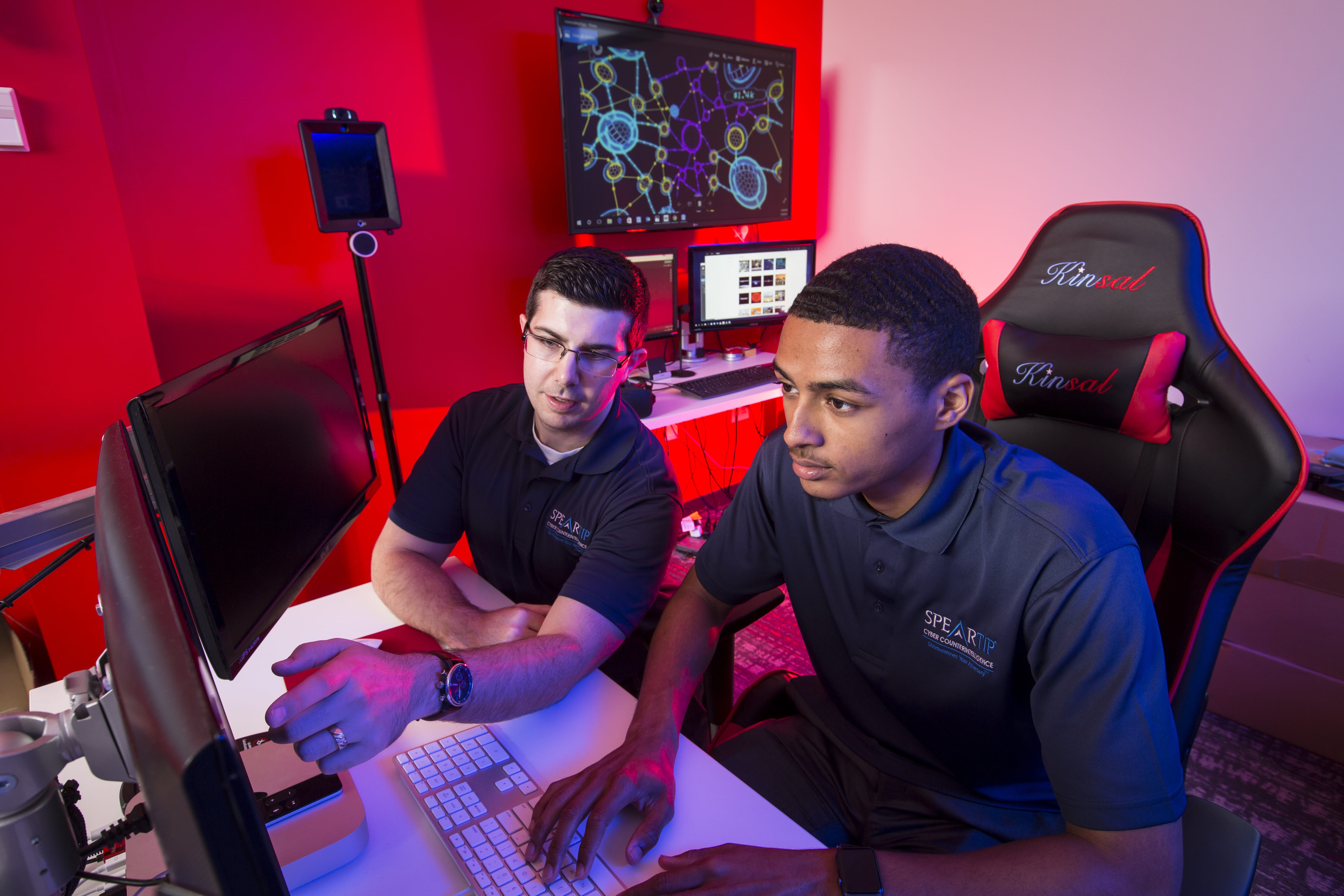 cyber security students at Maryville University