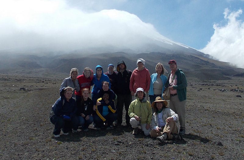 Maryville University pre-medicine program students at Galapagos Islands during study abroad trip