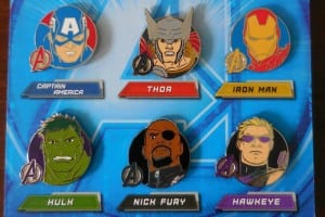 Avengers pins.EricaVirgin