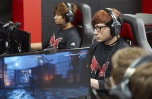 Maryville University's eSports team on October 26, 2015.